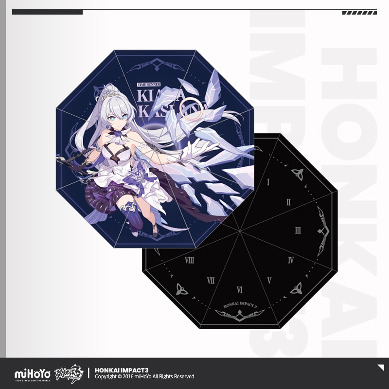  Honkai Impact 3 Kiana Kaslana Ÿ  ڽ ǰ Anime Vinyl Umbrella     Sunshade